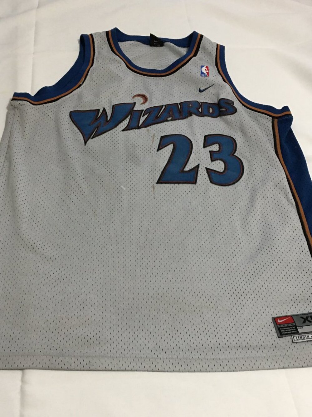 Vintage Nike MICHAEL JORDAN #23 Washington Wizards Jersey Size XL Basketball